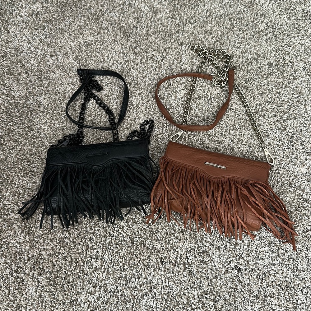 Rebecca Minkoff | Lot of TWO Crossbody Chain Wallet Bags | Excellent Condition